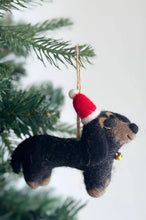 Load image into Gallery viewer, Dachshund w/ Hat Holiday Ornament