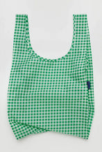 Load image into Gallery viewer, Standard Baggu - Green Gingham