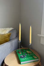 Load image into Gallery viewer, Beeswax Candle 9" Taper Pair