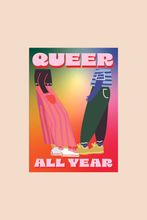Load image into Gallery viewer, Queer All Year Sticker