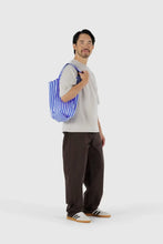 Load image into Gallery viewer, Standard Baggu - Blue Painted Stripe