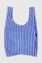 Load image into Gallery viewer, Standard Baggu - Blue Painted Stripe