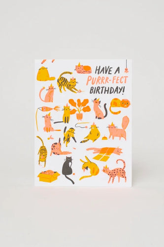 Purr-fect Birthday - Birthday Card