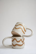 Load image into Gallery viewer, White Squiggle Mug