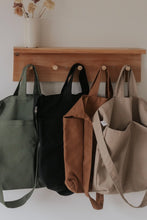 Load image into Gallery viewer, Double Pocket Tote Bag