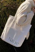 Load image into Gallery viewer, Human Nature White Tote Bag