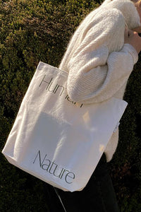 Human Nature White Tote Bag