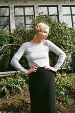 Load image into Gallery viewer, Grey ribbed bodysuit by NLT