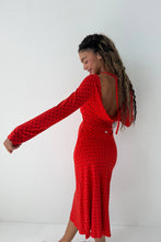 Load image into Gallery viewer, Cowl Back Long Sleeve - Chili Pepper