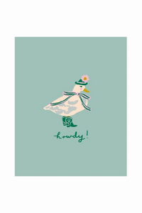 Duck Art Print