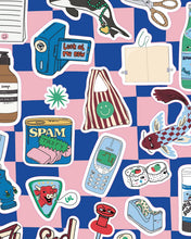 Load image into Gallery viewer, Junk Journal A5 Sticker Sheet
