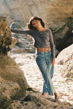 Load image into Gallery viewer, Organic Slant Cardigan - Lavender