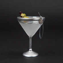 Load image into Gallery viewer, Martini Cocktail Holiday Ornament