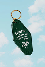 Load image into Gallery viewer, Where my Plants Are Motel Tag Keychain