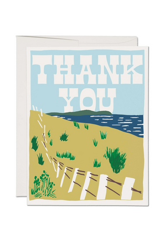 Seaside Thank You Card