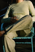 Load image into Gallery viewer, Laundered Stripe Pant - Lime Stripe