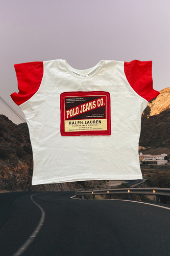 Upcycled Baby Tee 08 - L