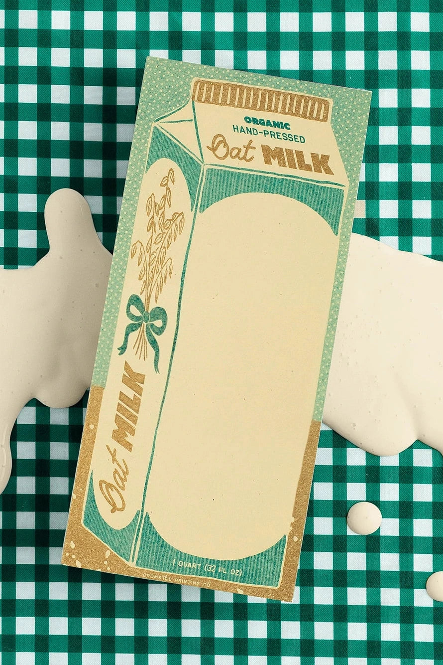 Oat Milk Risograph Notepad