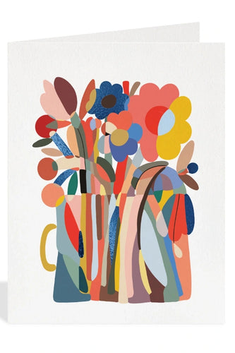 Modern Flowers Card