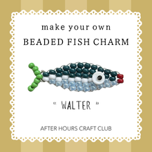 Load image into Gallery viewer, Beaded Fish Charm Craft Kit