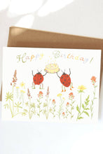 Load image into Gallery viewer, Birthday Bugs Greeting Card