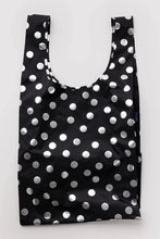 Load image into Gallery viewer, Big Baggu - Silver Metallic Polka Dot