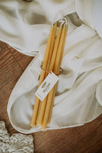 Load image into Gallery viewer, Skinny Beeswax Tapers – Set of 3 Pairs