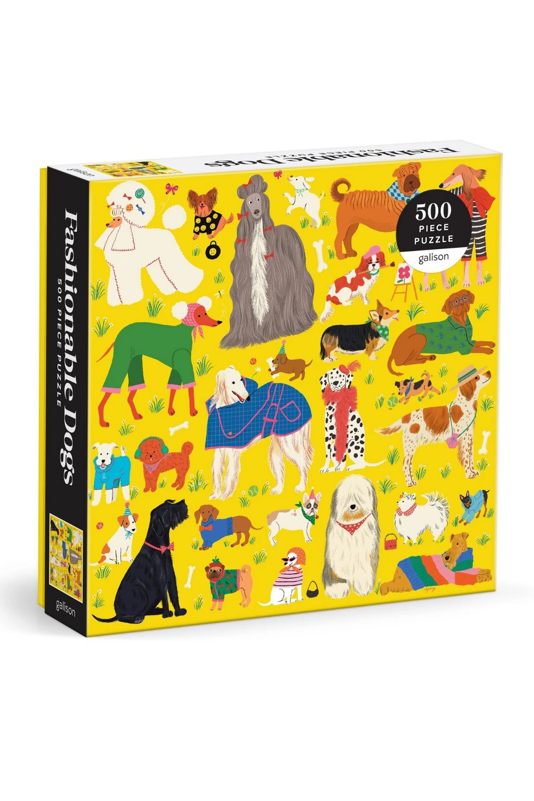 Fashionable Dogs 500 Piece Puzzle