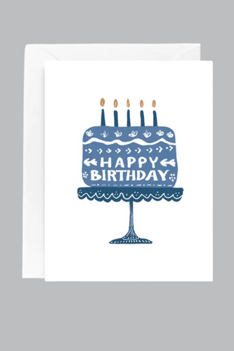 Happy Birthday Cake Card