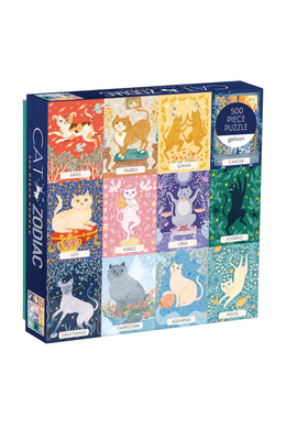 Cat Zodiac 500 Piece Puzzle