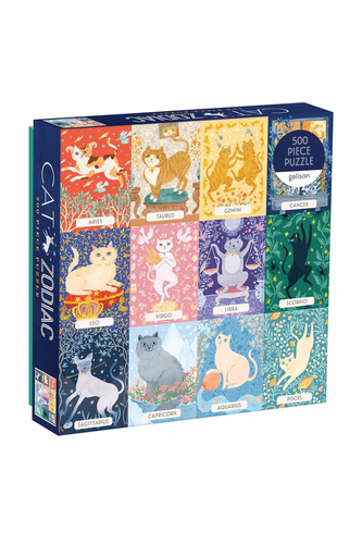 Cat Zodiac 500 Piece Puzzle