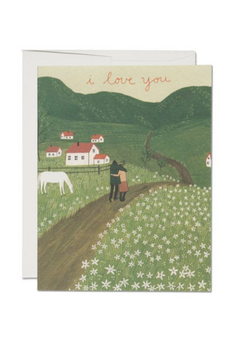 Along The Road Love Greeting Card