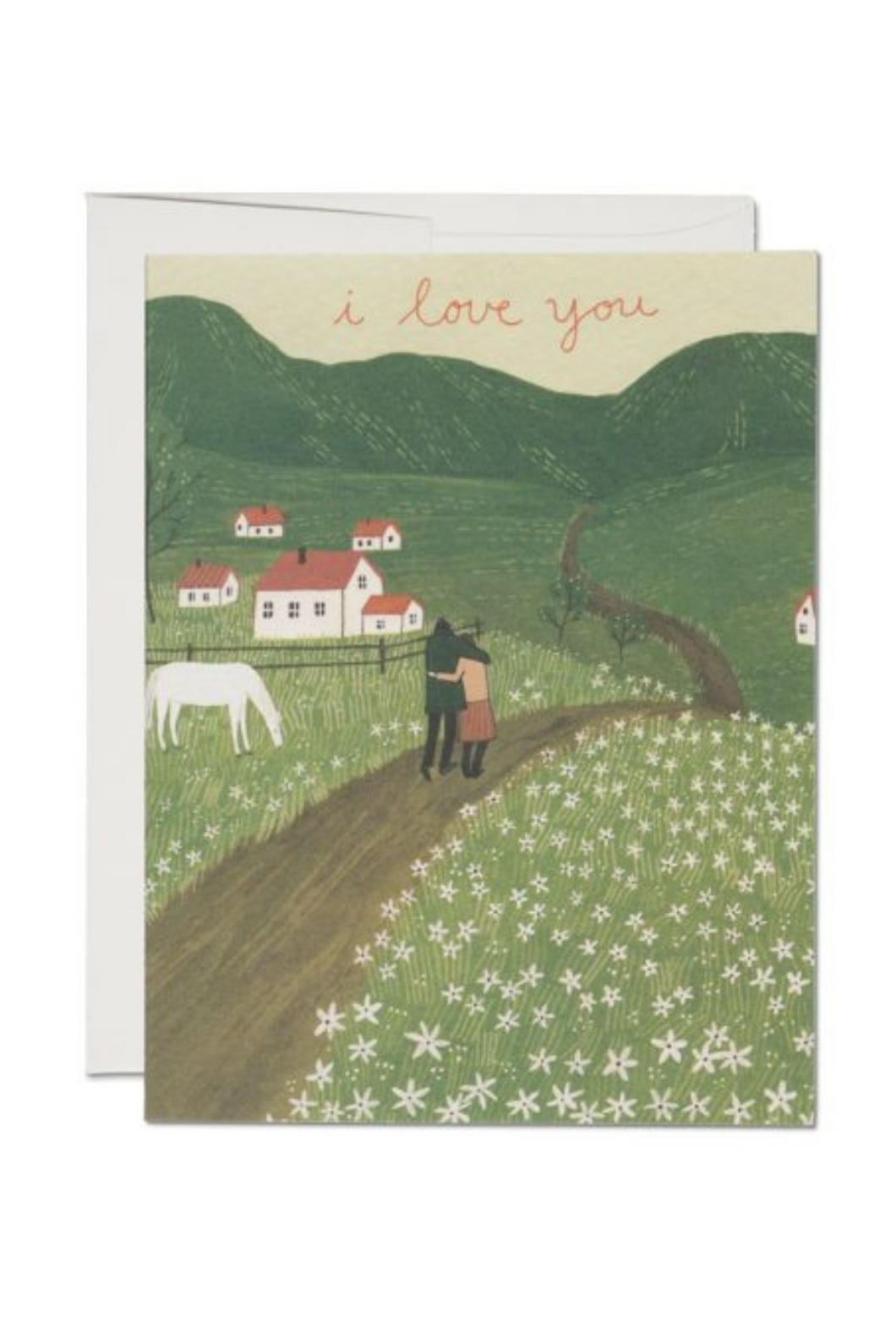 Along The Road Love Greeting Card