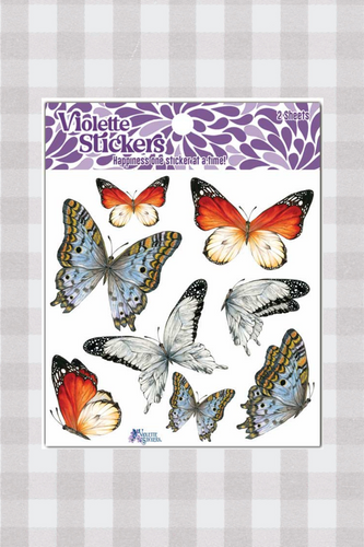 Sticker Sheet - Mountain Butterflies