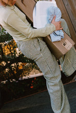Load image into Gallery viewer, Laundered Stripe Pant - Lime Stripe
