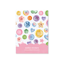 Load image into Gallery viewer, Sticker Flakes - Whimsical Buttons