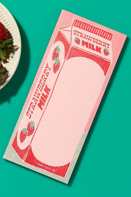Strawberry Milk Risograph Notepad