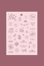 Load image into Gallery viewer, Embroidery Sticker Sheet