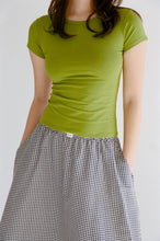 Load image into Gallery viewer, Dream Skirt - Navy Gingham