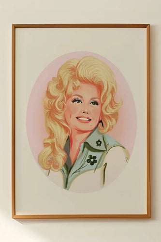 Dolly Parton Portrait Art Print
