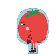 Load image into Gallery viewer, Tomato Die cut Everyday Greeting Card