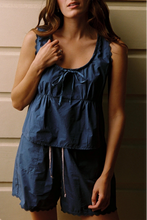 Load image into Gallery viewer, The Poplin Top - Dark Blue