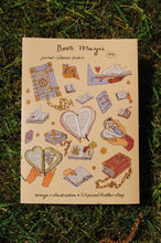 Load image into Gallery viewer, Book Magic A6 Sticker Sheet for Journals