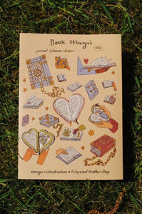 Book Magic A6 Sticker Sheet for Journals