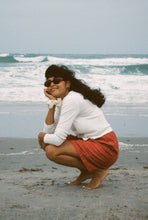 Load image into Gallery viewer, Linen Simple Short - Red Stripe