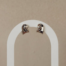 Load image into Gallery viewer, Silver Swirl Earrings