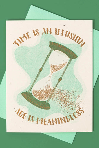 Age Is Meaningless Birthday Card