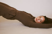 Load image into Gallery viewer, Pointelle Cardigan - Cocoa