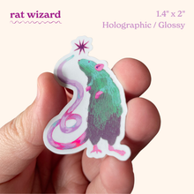 Load image into Gallery viewer, Rat Wizard Sticker