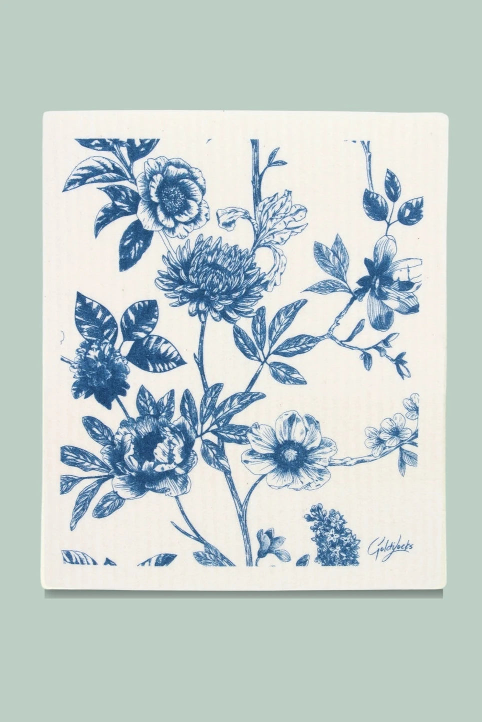 Vintage Floral Swedish Dishcloth